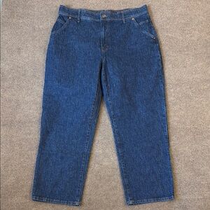Madewell The Perfect Vintage Jean Womens 33 Blue Denim Straight Leg